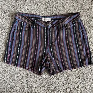 Philosophy  Women's Shorts Mid rise Size 10 Striped Pattern